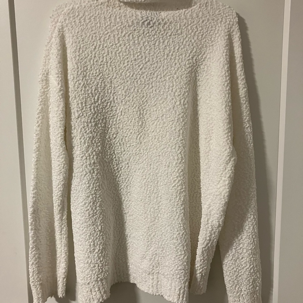 Woman’s Cozy White Sweater